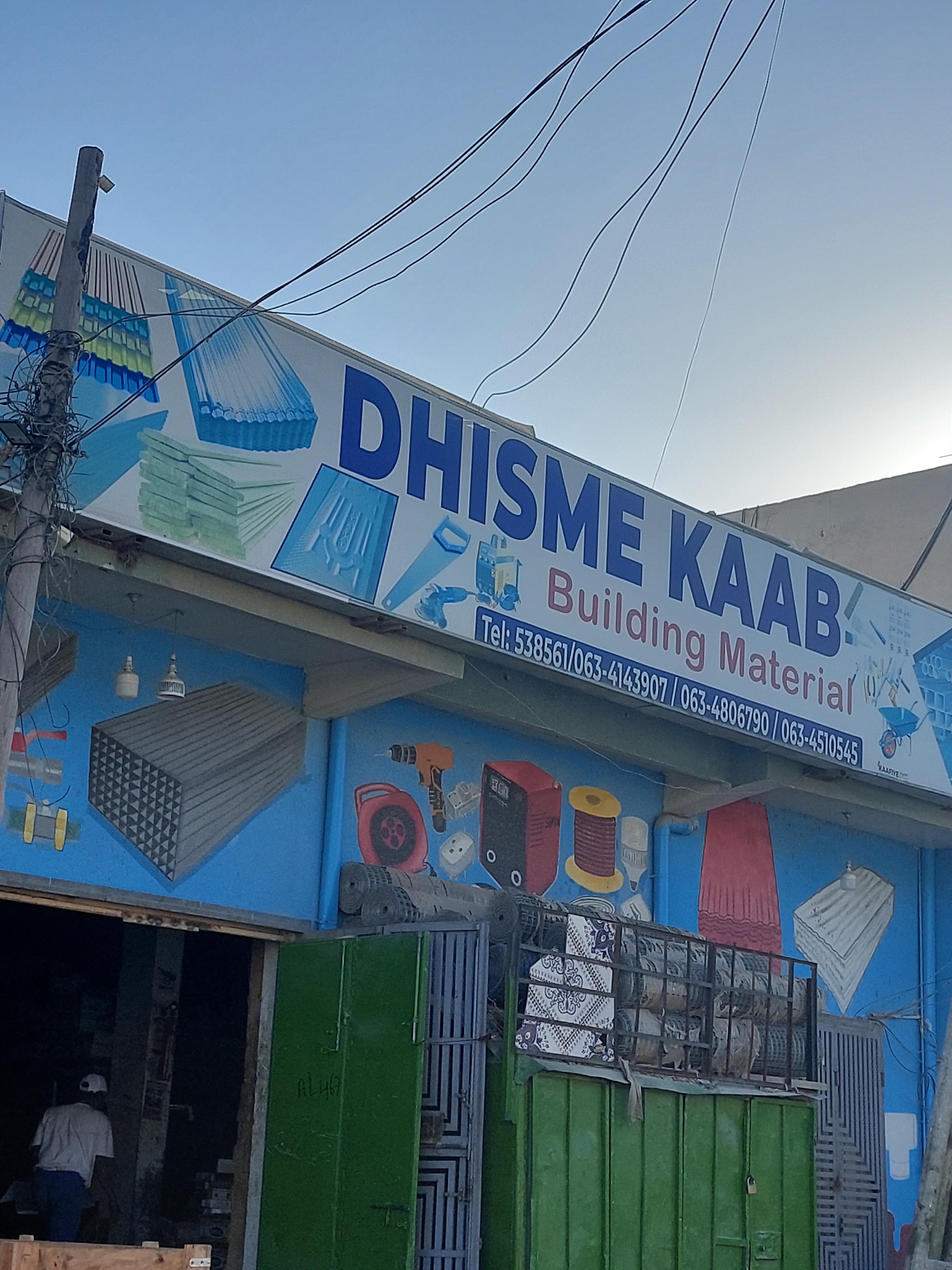 Dhismekaab building materials